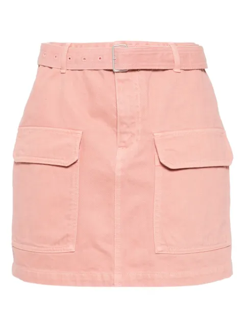 Maison Kitsuné belted utility mini skirt