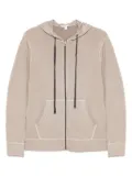James Perse Vintage French Terry zip-up hoodie - Neutrals