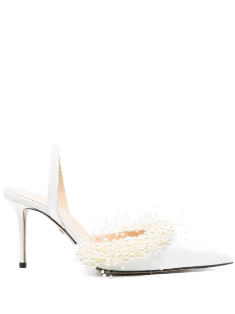 MACH & MACH 80mm embellished pumps