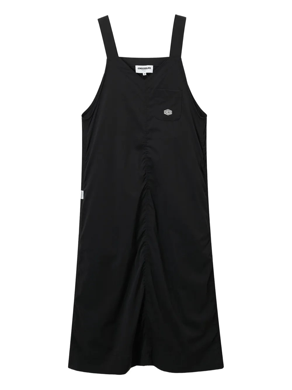 CHOCOOLATE drawstring dress | Black | Image 1