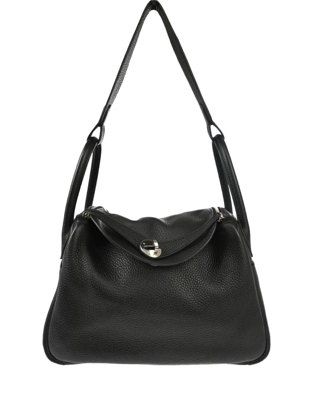 Hermès Pre-Owned 2018 リンディ 30 ショルダーバッグ - ブラック Hermès Pre-Owned 2018 リンディ 30 ショルダーバッグ - ブラック