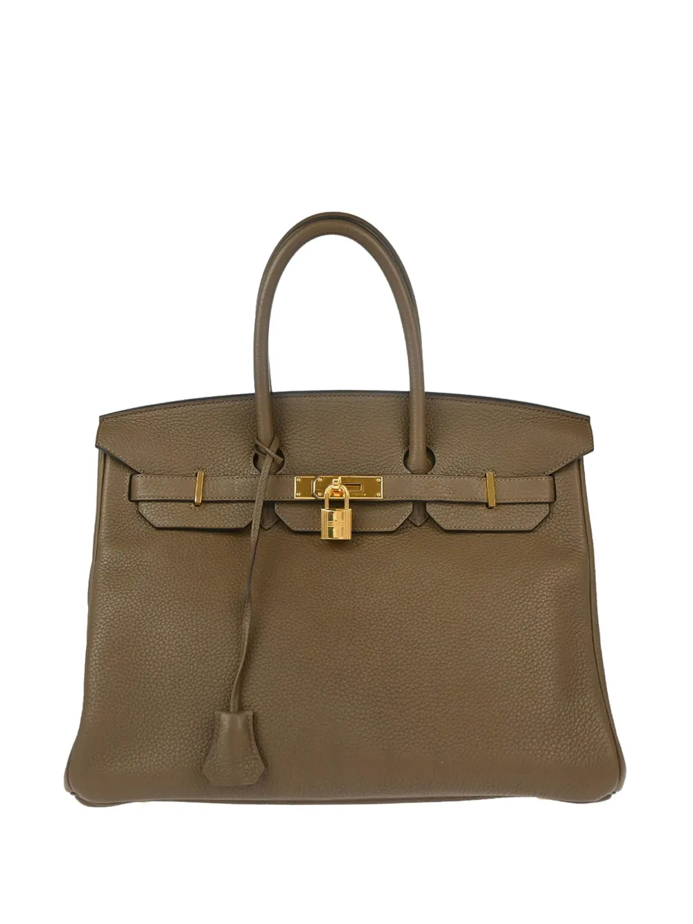 Hermès Pre-Owned 2014 バーキン 30 ハンドバッグ - グリーン Hermès Pre-Owned 2014 バーキン 30 ハンドバッグ - グリーン