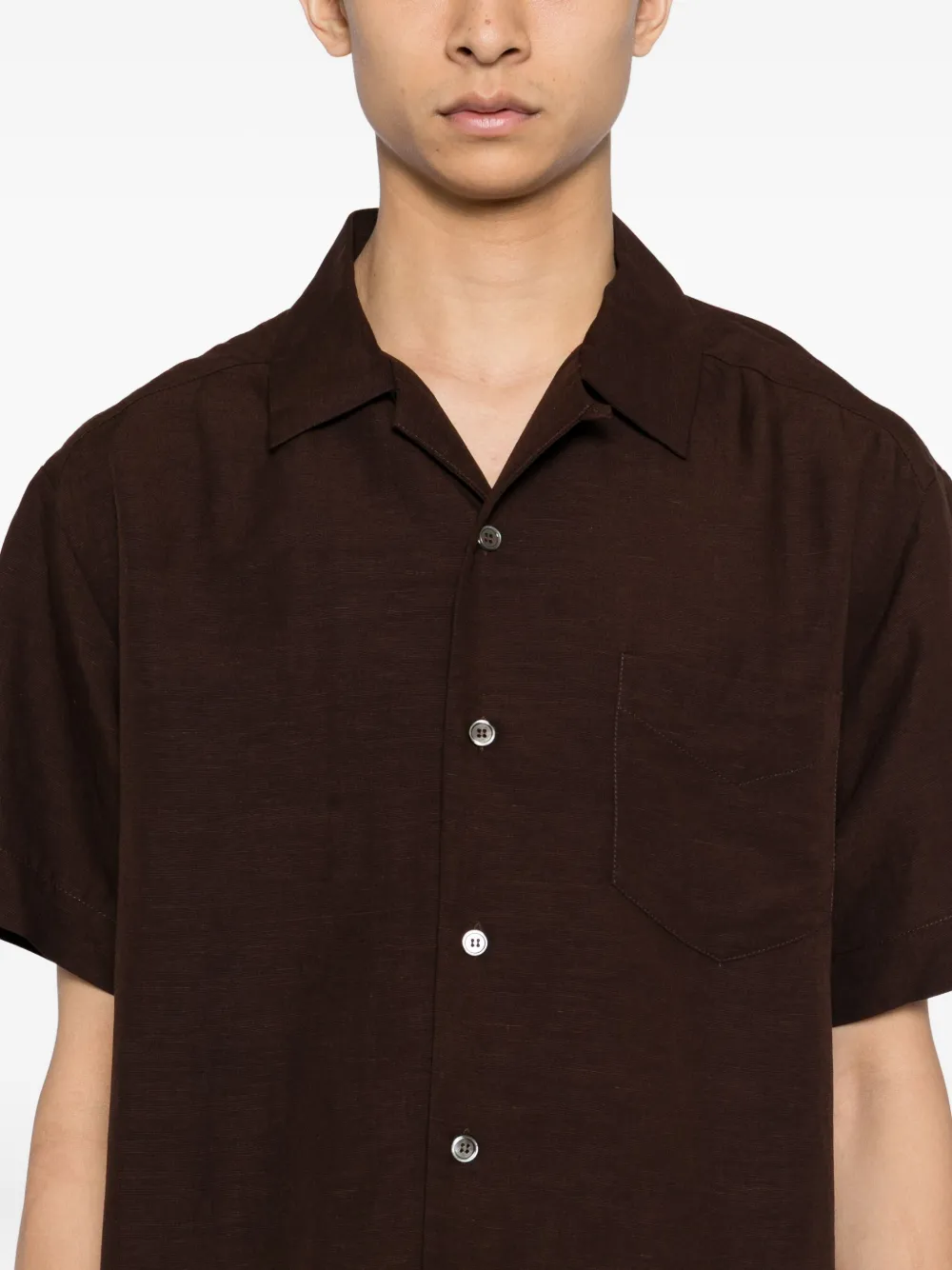 A.P.C. Roy overhemd Bruin