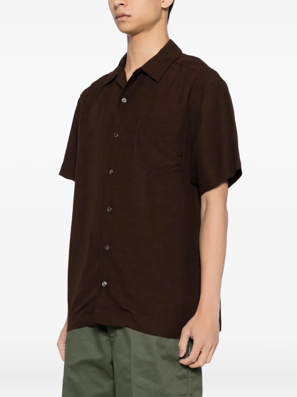 A.P.C. Roy overhemd Bruin
