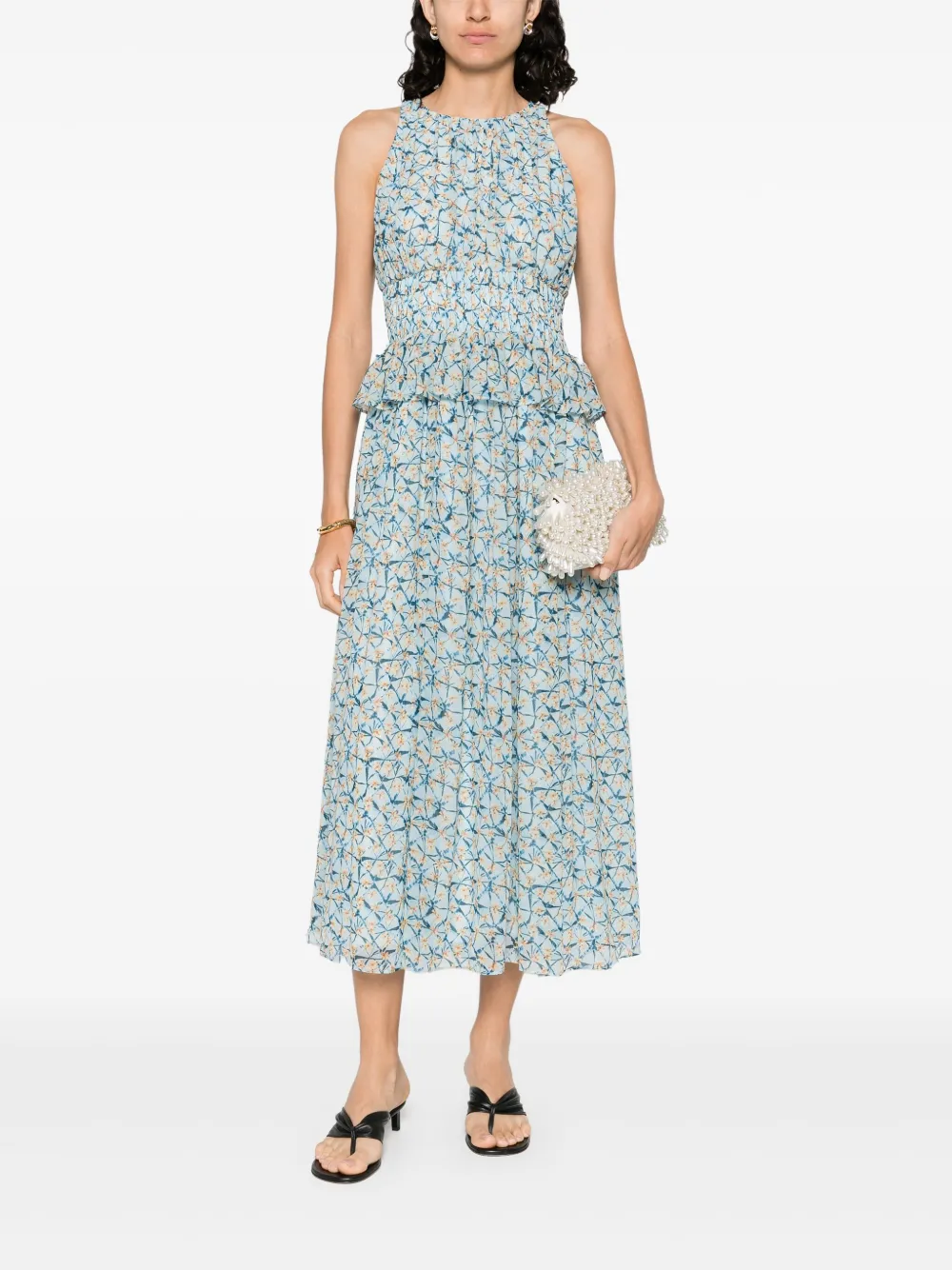 Ulla Johnson Adeline mini-jurk - Blauw