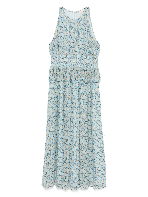 ulla johnson adeline silk midi dress Ulla Johnson Adeline Midi Dress | Blue