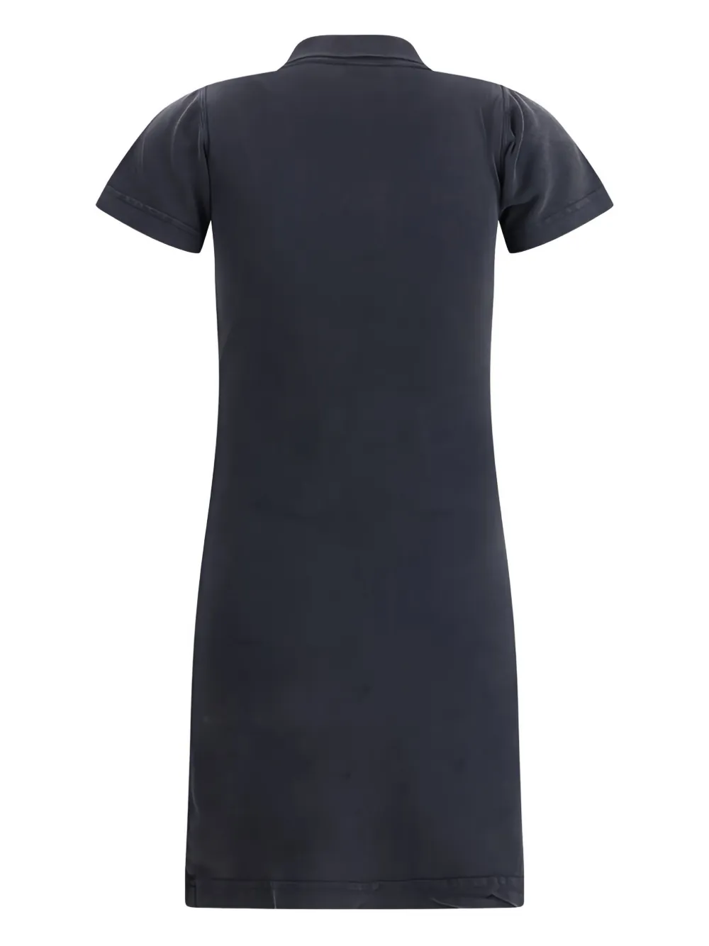 Balenciaga polo-collar mini dress - Zwart