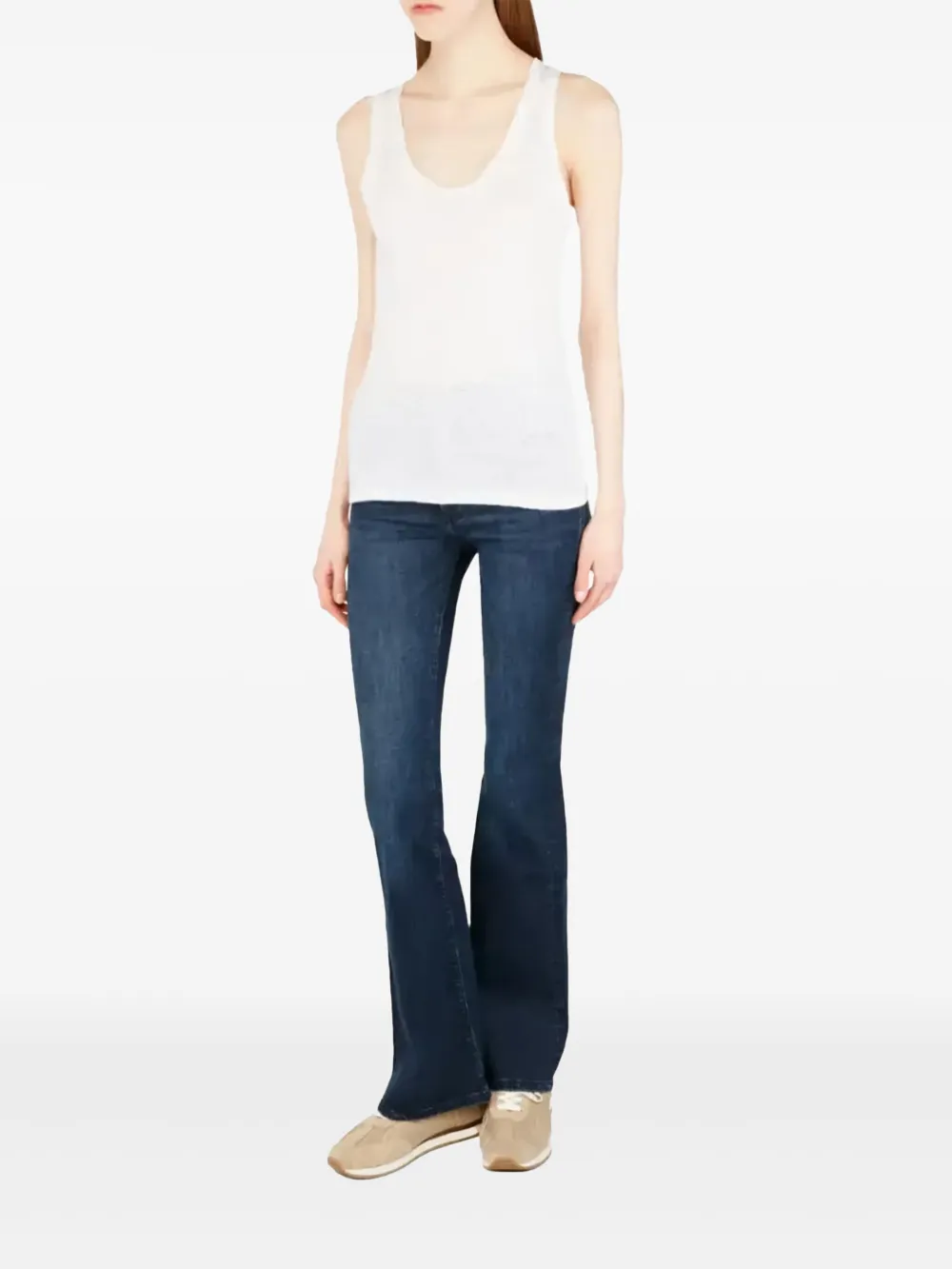 120% Lino camiseta con escote redondo | Chalecos y camisetas | Image 2
