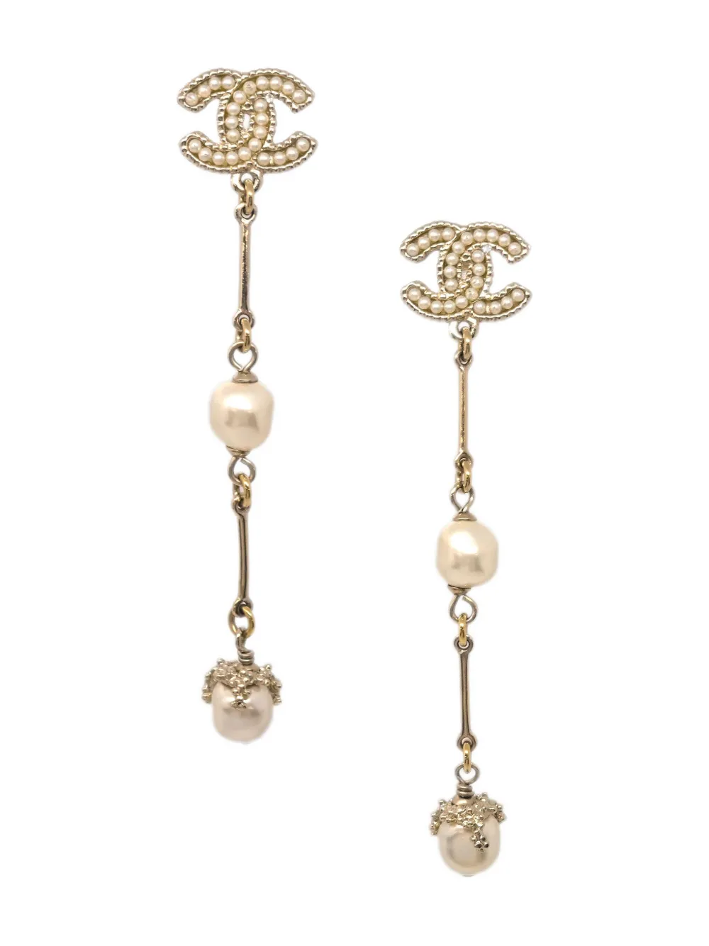 CHANEL Pre-Owned aretes CC Dangle 2012 | dorado | Image 1