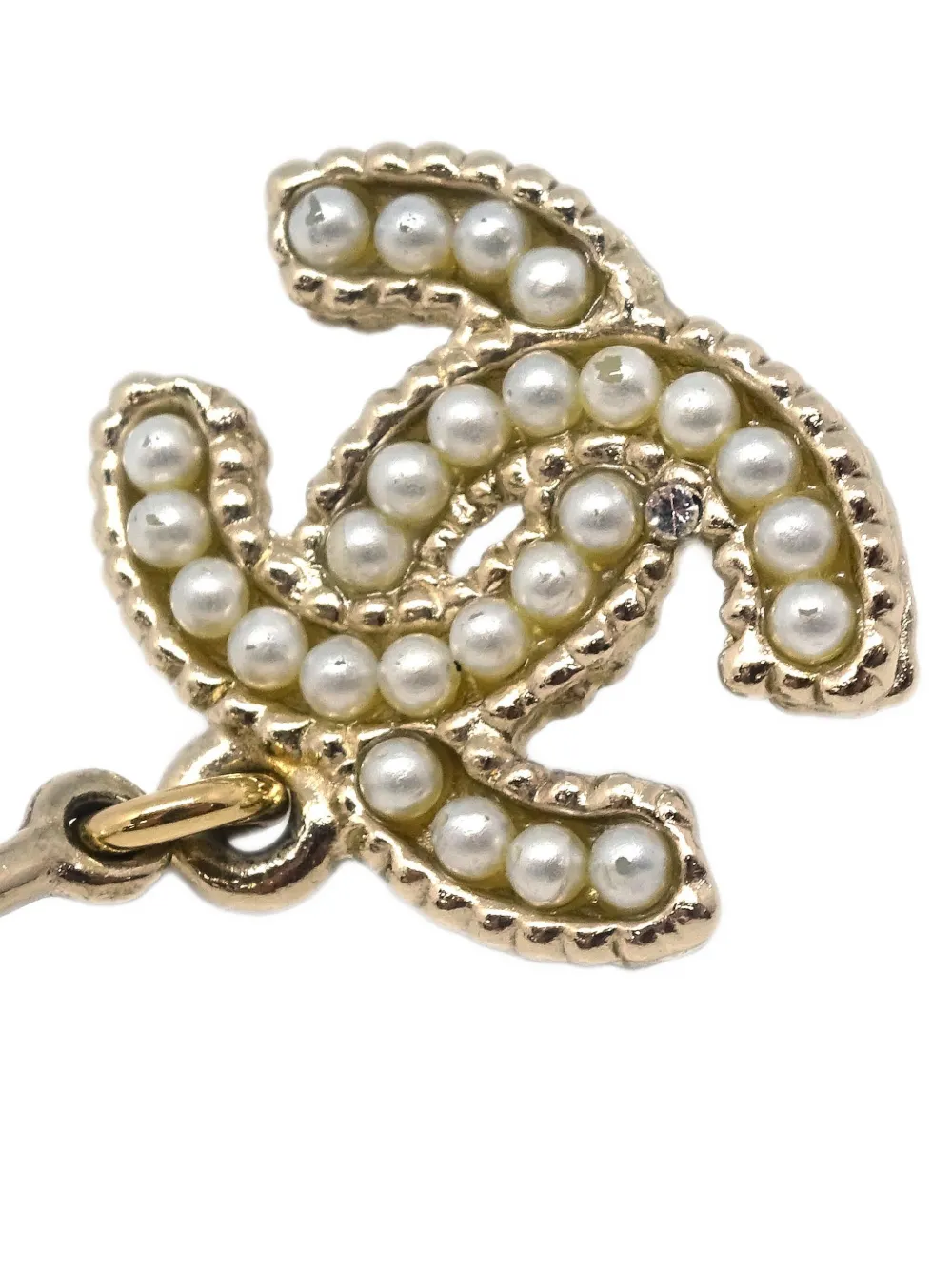 CHANEL Pre-Owned aretes CC Dangle 2012 | Image 2