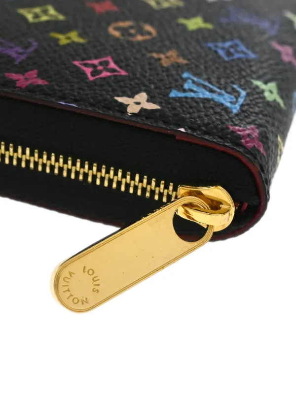 エ*ス様 Louis Vuitton 二つ折り財布 ブラック/マルチカラー Louis Vuitton Pre-Owned 2012 モノグラム マルチカラー財布