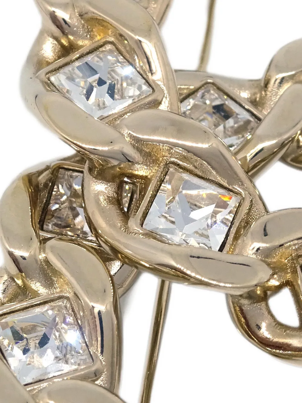 CHANEL Pre-Owned 2019 CC-logo brooch | Image 2