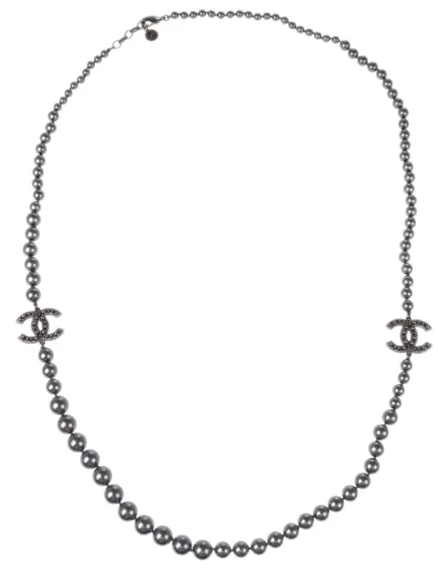 CHANEL Pre-Owned 2014 faux-pearl necklace