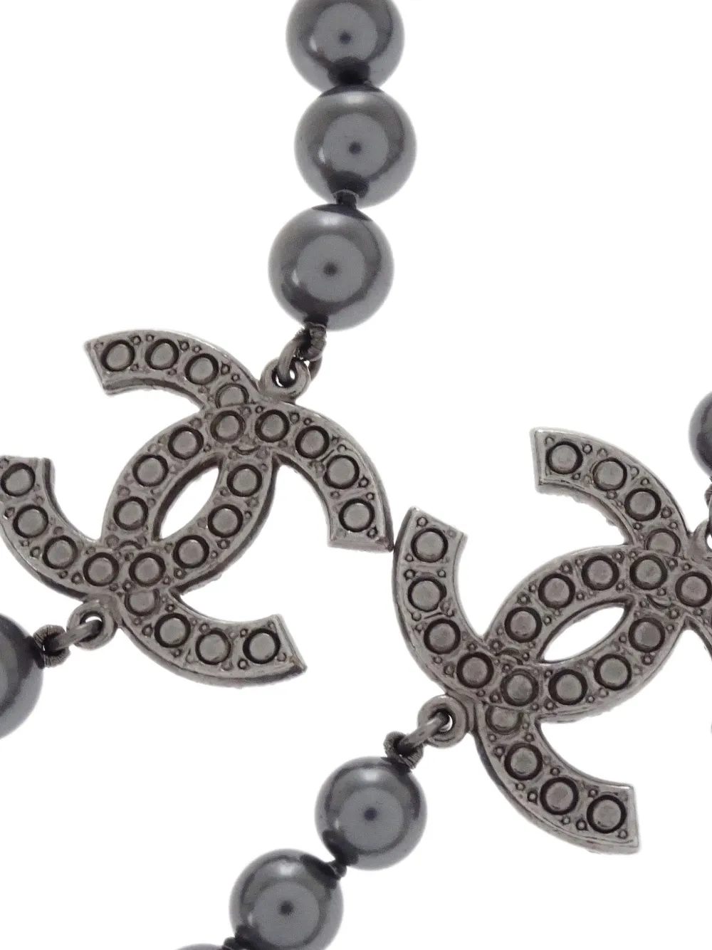 CHANEL Pre-Owned 2014 faux-pearl necklace | Image 2