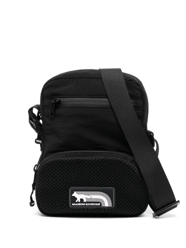 【MAISON KITSUNE】Flash Fox Pouch Crossbag - Black FLASH FOX CROSSBODY POUCH | Maison Kitsuné