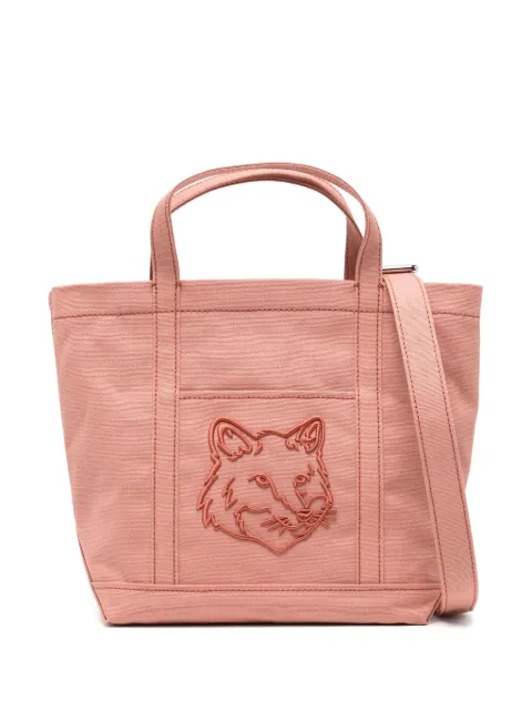 Maison Kitsuné small fox head tote bag