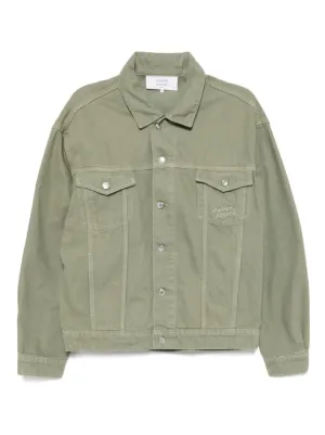 LEMAIRE パッチポケット デニムオーバーシャツ | グリーン | FARFETCH JP
