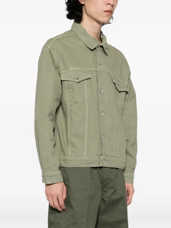 Maison Kitsuné Trucker Jacket | Green | FARFETCH
