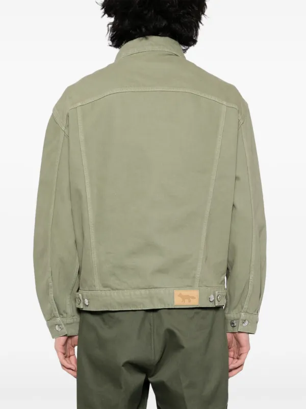 Maison Kitsuné Trucker Jacket | Green | FARFETCH