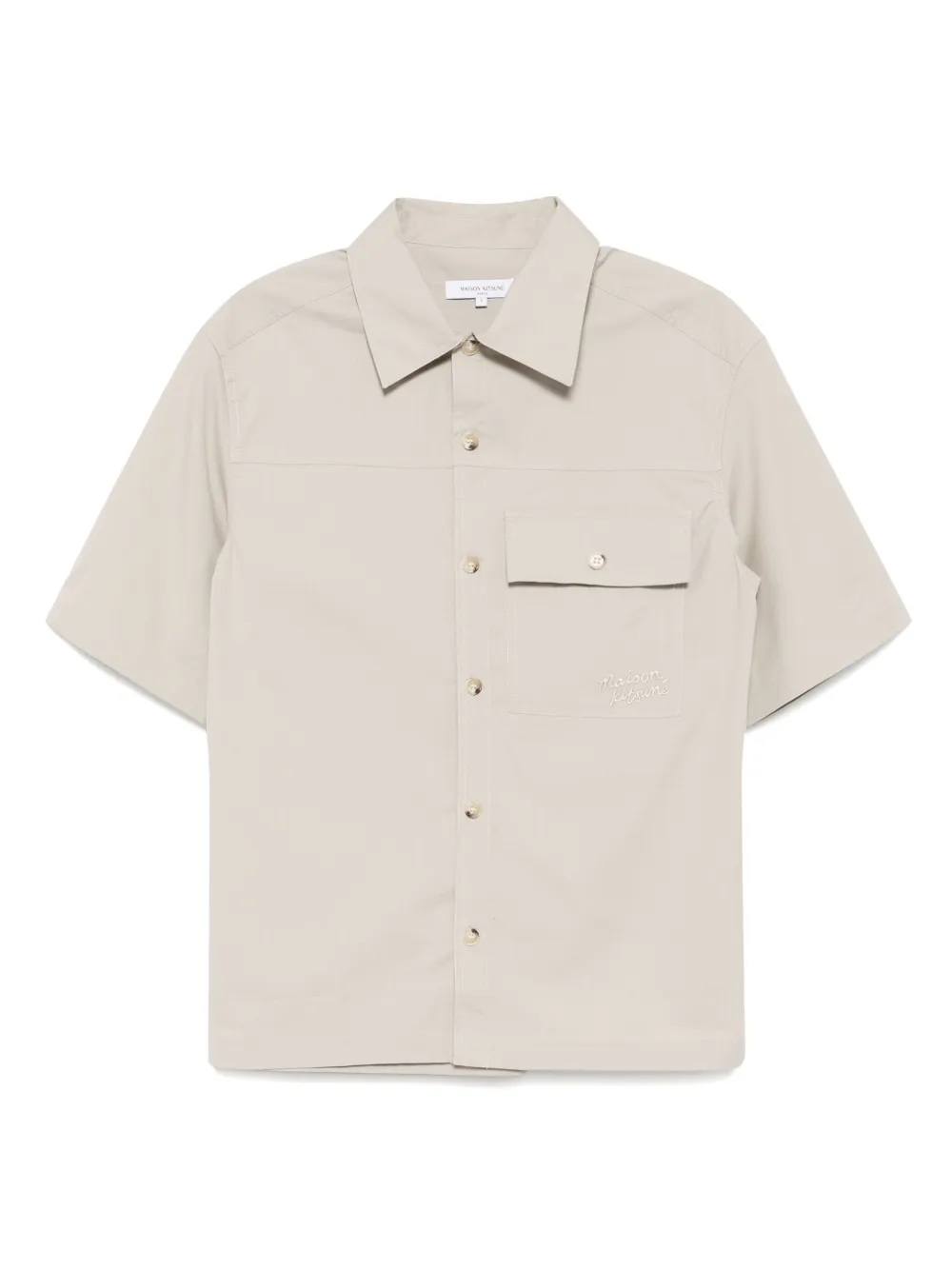 Maison Kitsuné Camicia a maniche corte | marrone | Image 1