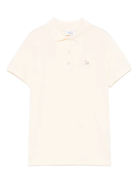 Maison Kitsuné Polo in cotone con ricamo logo
