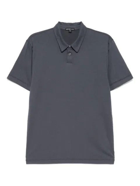 James Perse brushed lotus polo shirt