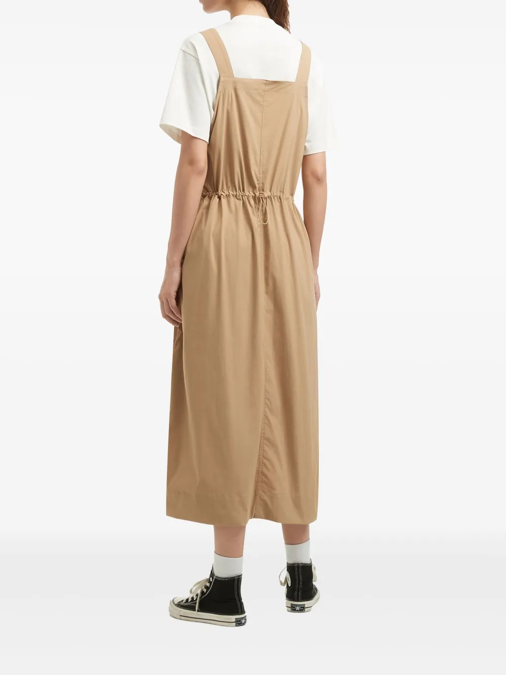 CHOCOOLATE Jurk met trekkoord Beige