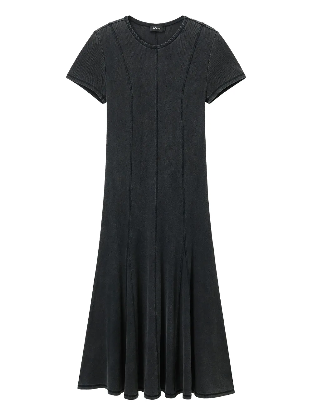 fine-ribbed dress