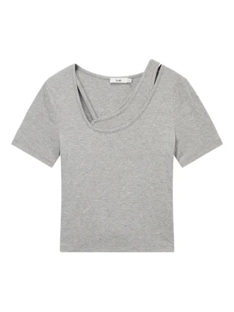 b+ab asymmetric-neckline T-shirt