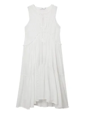 Comme Des Garçons Comme Des Garçons Sleeveless Dress | White
