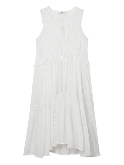 B+ab robe à détail brodé - Blanc - b+ab - Modalova