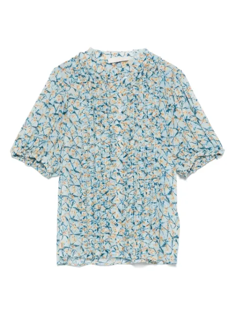 Ulla Johnson floral-print silk shirt