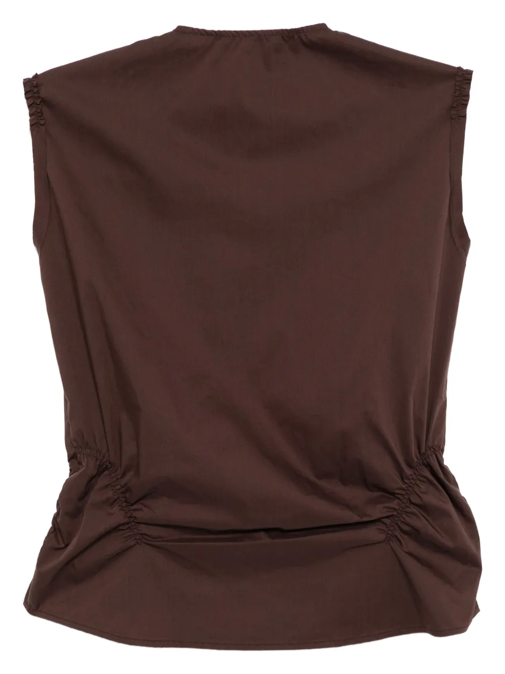 Low Classic Wrinkle blouse Bruin