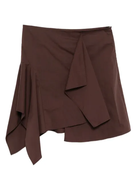 Low Classic Minigonna Unbalance drappeggiata