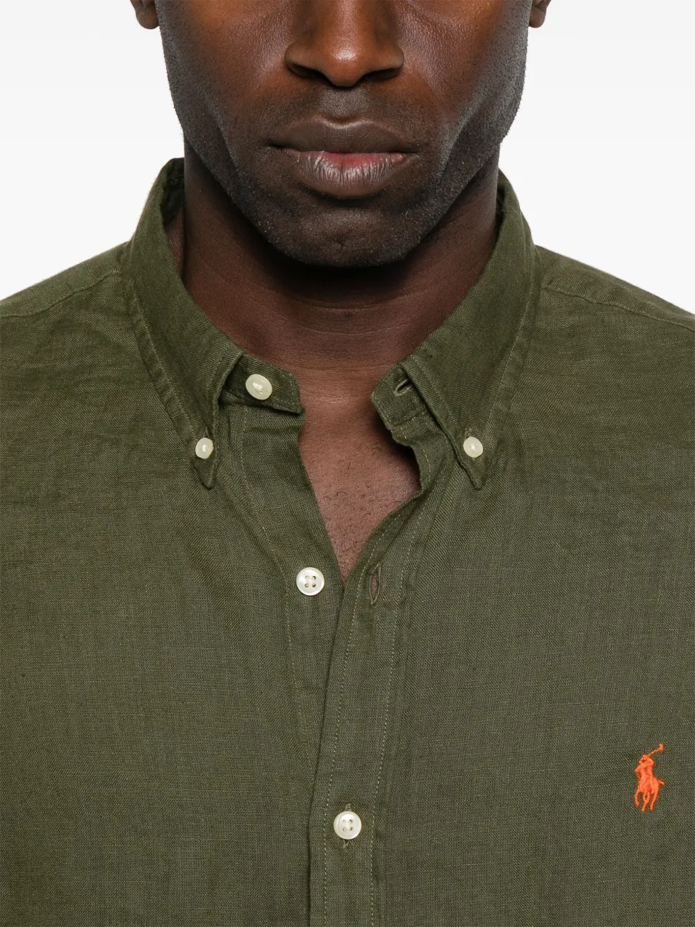 Polo Ralph Lauren Linnen overhemd Groen