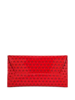 CHANEL Pre-Owned マトラッセ ココマーク クラッチバッグ | レッド