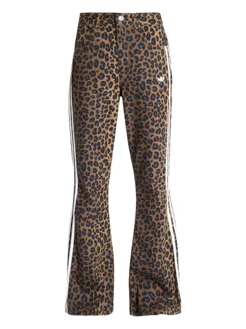 adidas pantalones con estampado de leopardo