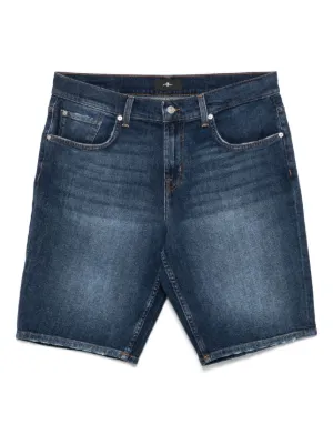 ショートパンツ 7 For All Mankind 7 For All Mankind - プリーツ・ライトウェイト・デニム