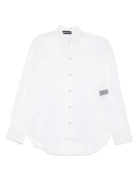 David Koma camisa de organza