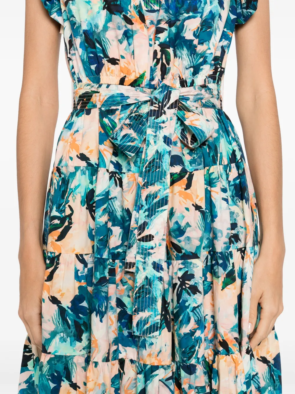 Ulla Johnson Ottilie midi-jurk Blauw