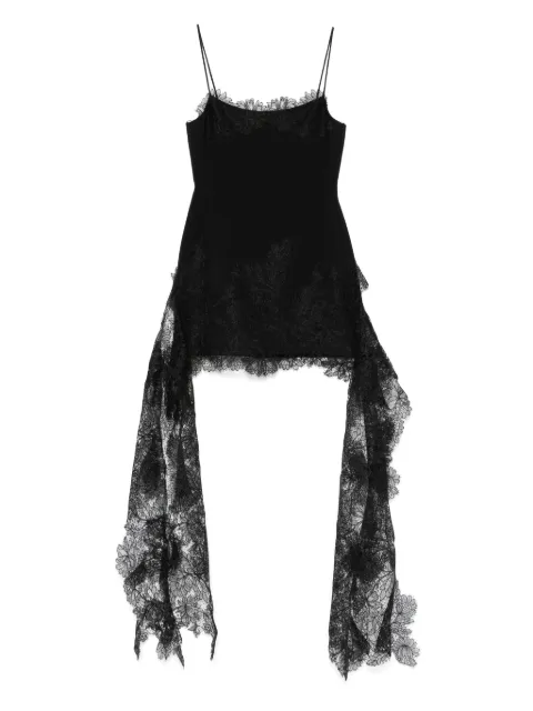 David Koma lace hem mini skirt