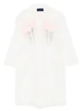 Simone Rocha stuffed carnation coat - Neutrals