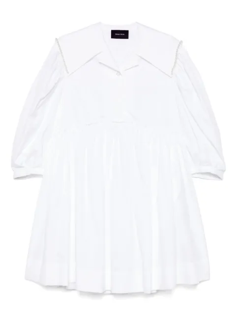 Simone Rocha beaded sailor-collar mini dress