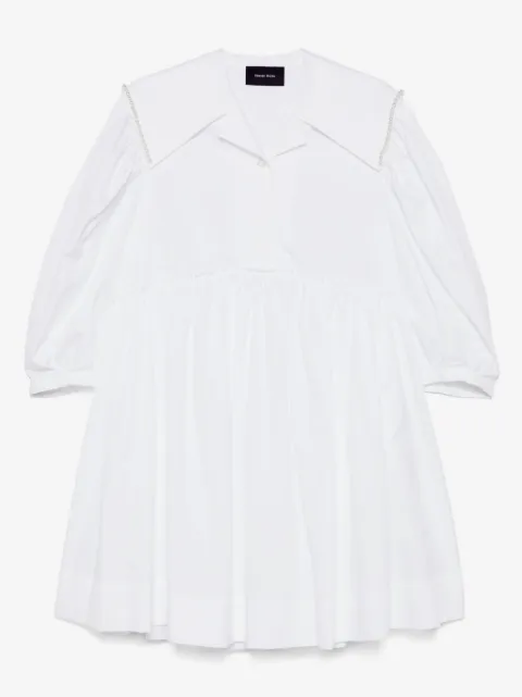 Simone Rocha beaded sailor-collar mini dress
