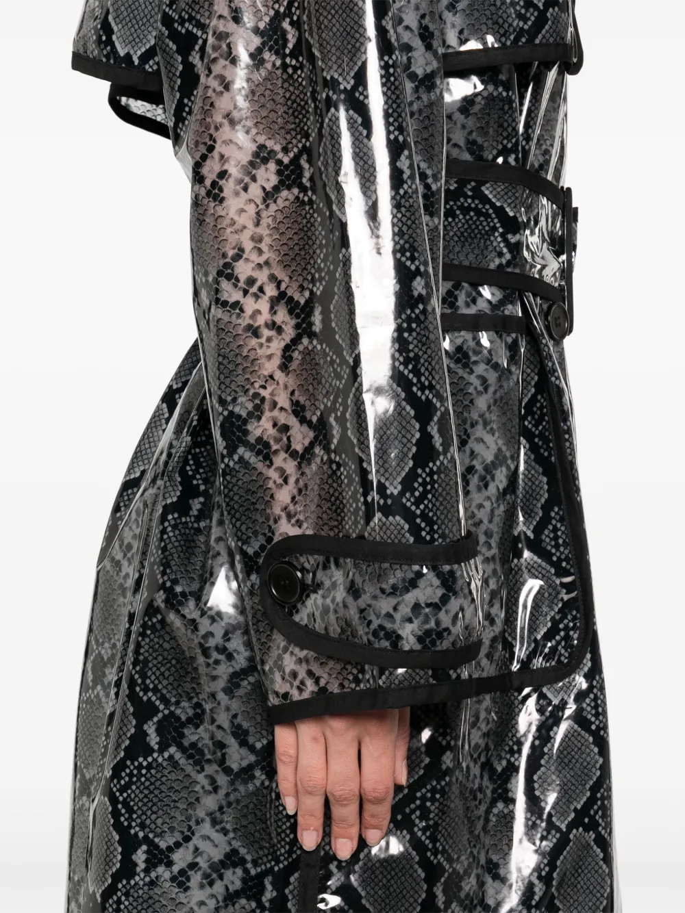 Shop Stand Studio Promise Raincoat In Black
