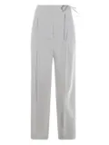 Eleventy pressed-crease trousers - Grey