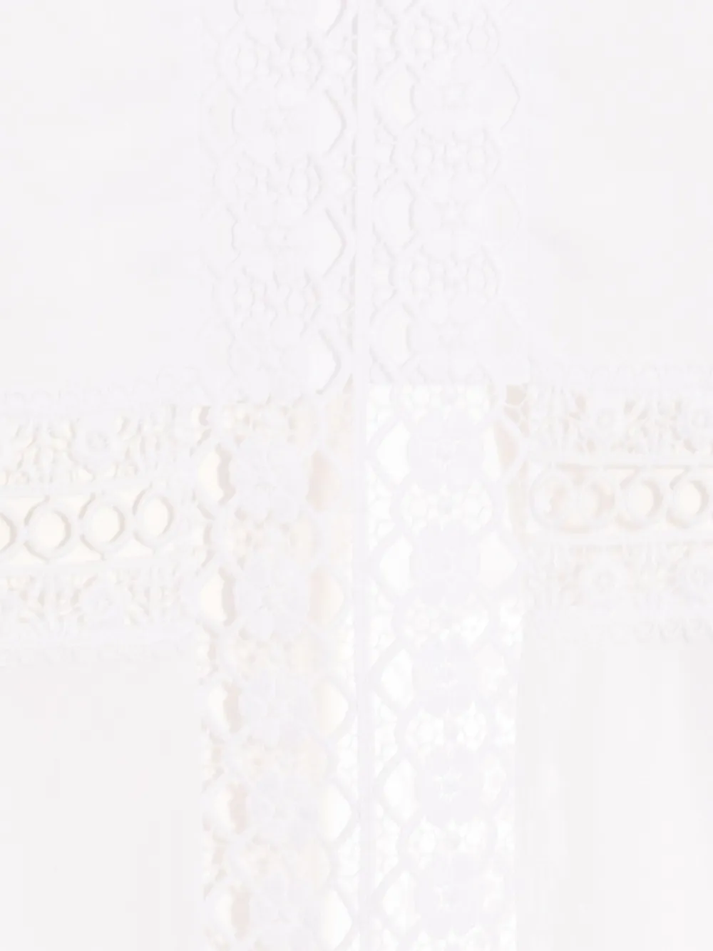 Shop Charo Ruiz Crochet-panelled Skirt