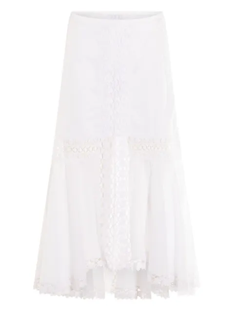 Charo Ruiz Ibiza falda con paneles de crochet