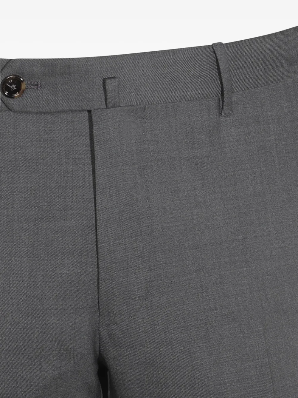 PT Torino Broek van scheerwol Grijs