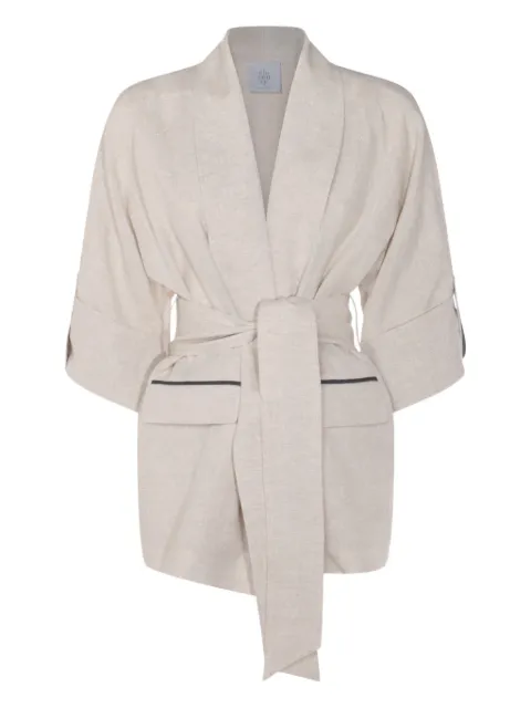 Eleventy belted jacket 